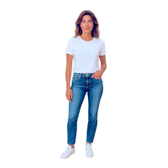 Levi's Classic Mid-Rise Women's Skinny Blue Jeans - Picture 1 of 14